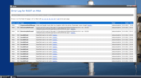 View Elmah logs within Sitecore